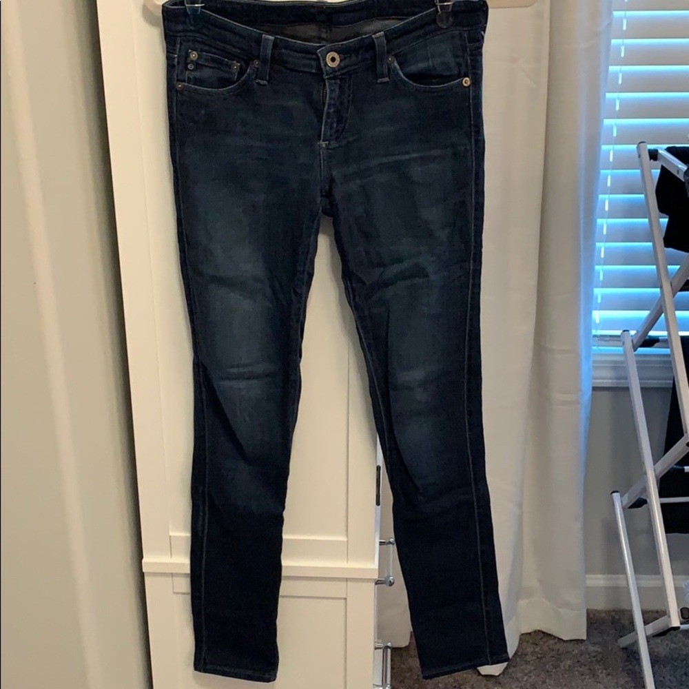 AG dark wash jeans
